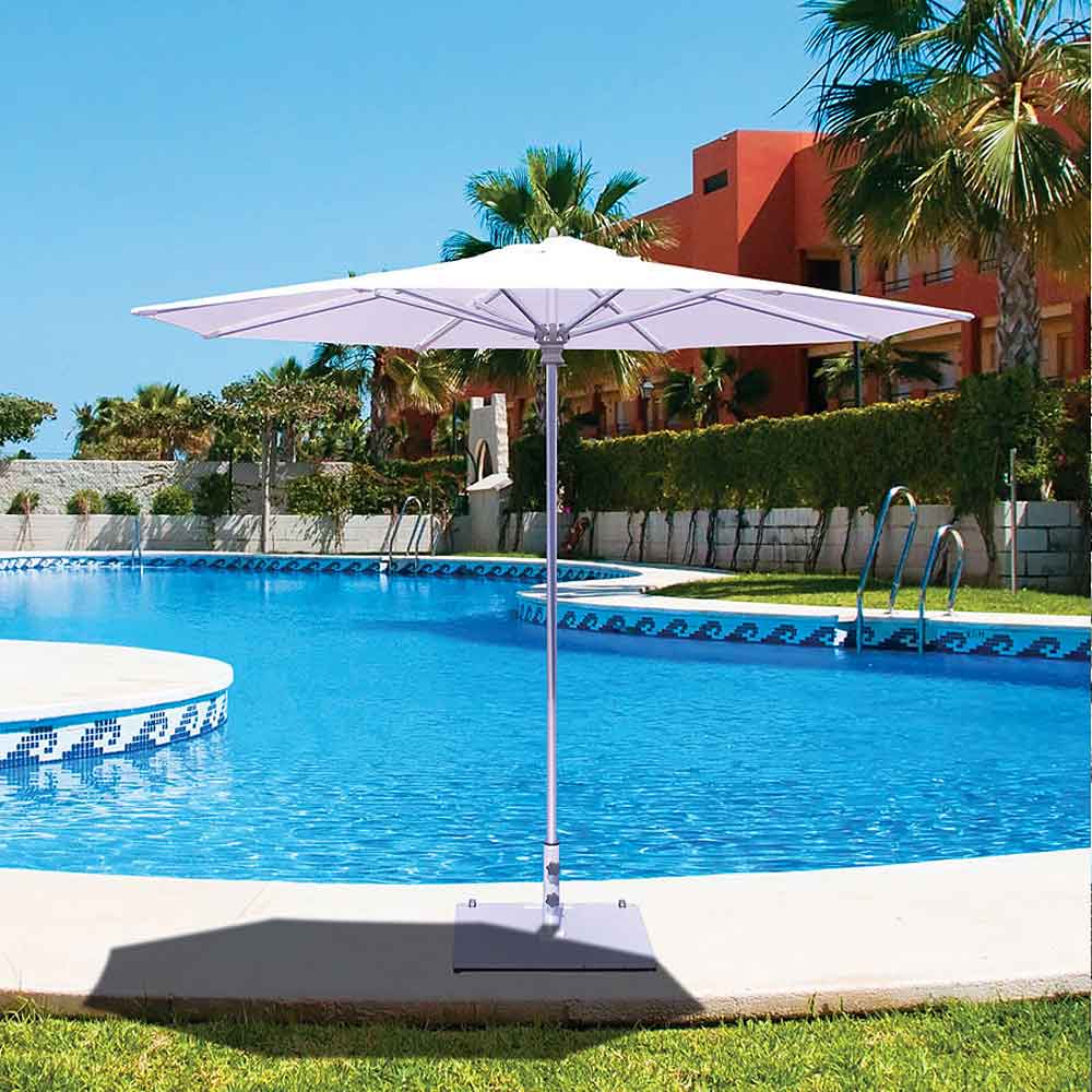 Galtech 9 ft. Aluminum Commercial Market Umbrella, Deluxe - Image 2