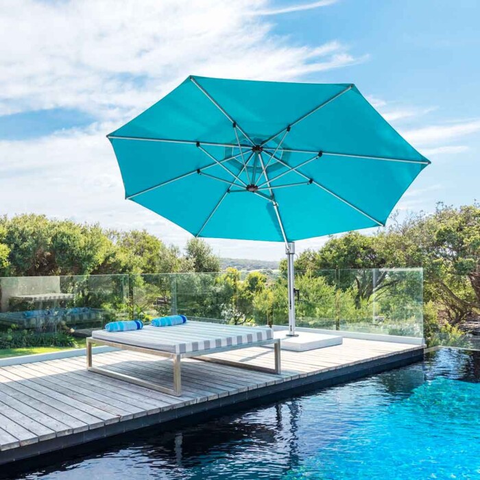 13ft. Eclipse Cranklift Infinity Tilt Aluminum Cantilever Umbrella - Image 5