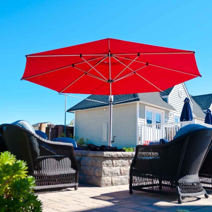 13ft. Eclipse Cranklift Infinity Tilt Aluminum Cantilever Umbrella - Image 4