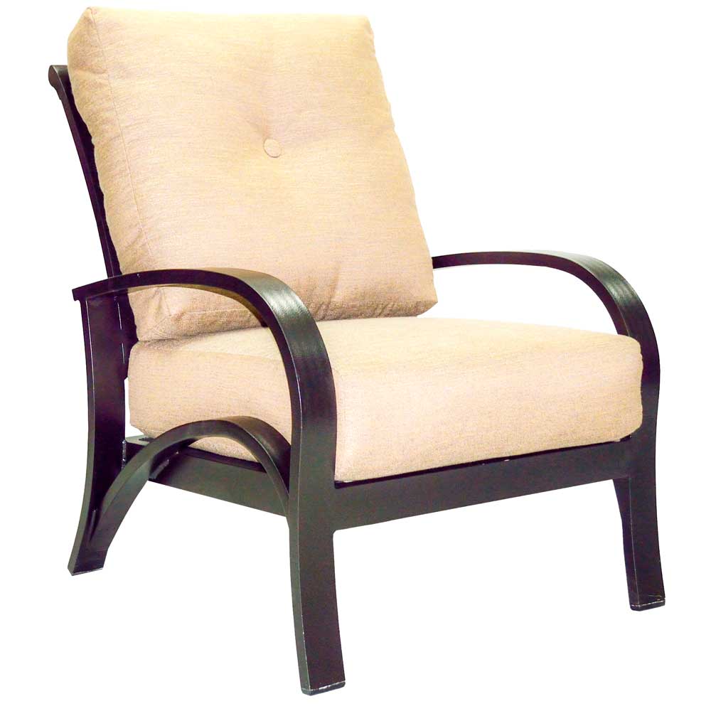 cushioned club chair