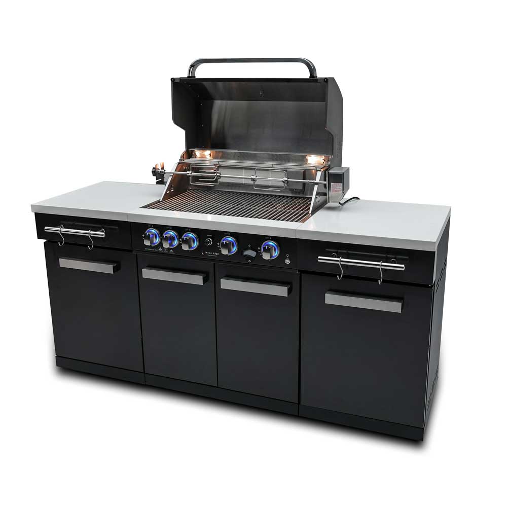 Mont Alpi Outdoor 957 BBQ Island in Black Stainless - Image 2